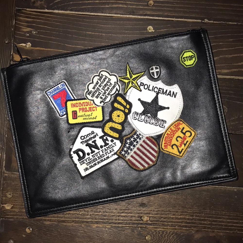Dream Control Vegan Leather Oversized Pouch